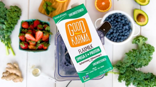 good karma flaxmilk package